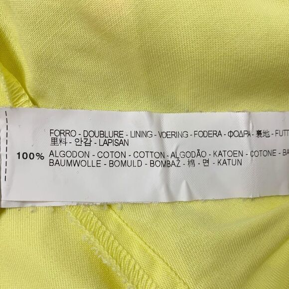 Zara Baby Girl 12-18 Months Ruffle Sleeveless Yellow Romper - Picture 8 of 10